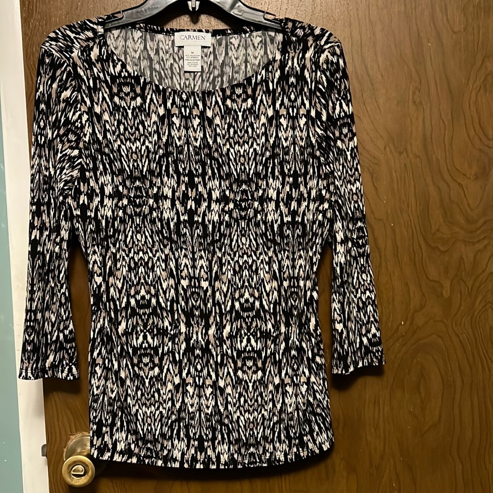 Carmen Marc Valvo top size M